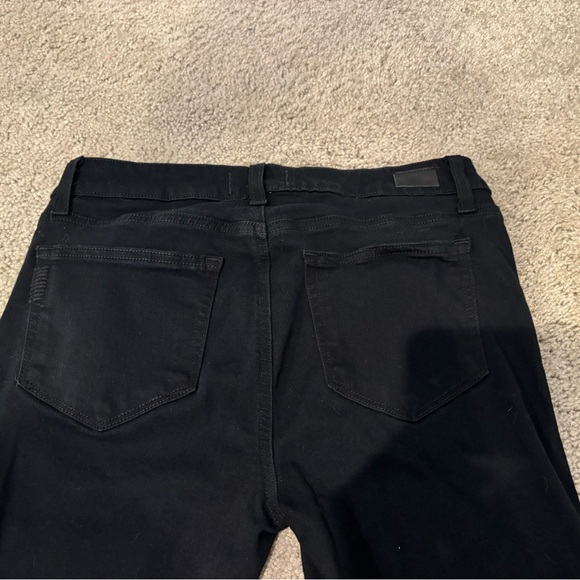 PAIGE Midnight Black Denim - Picture 5 of 9
